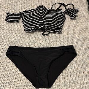 Xhilaration Black Bikini Top